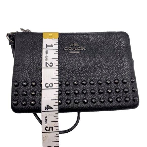 COACH Black Stud Wristlet - Picture 6 of 7